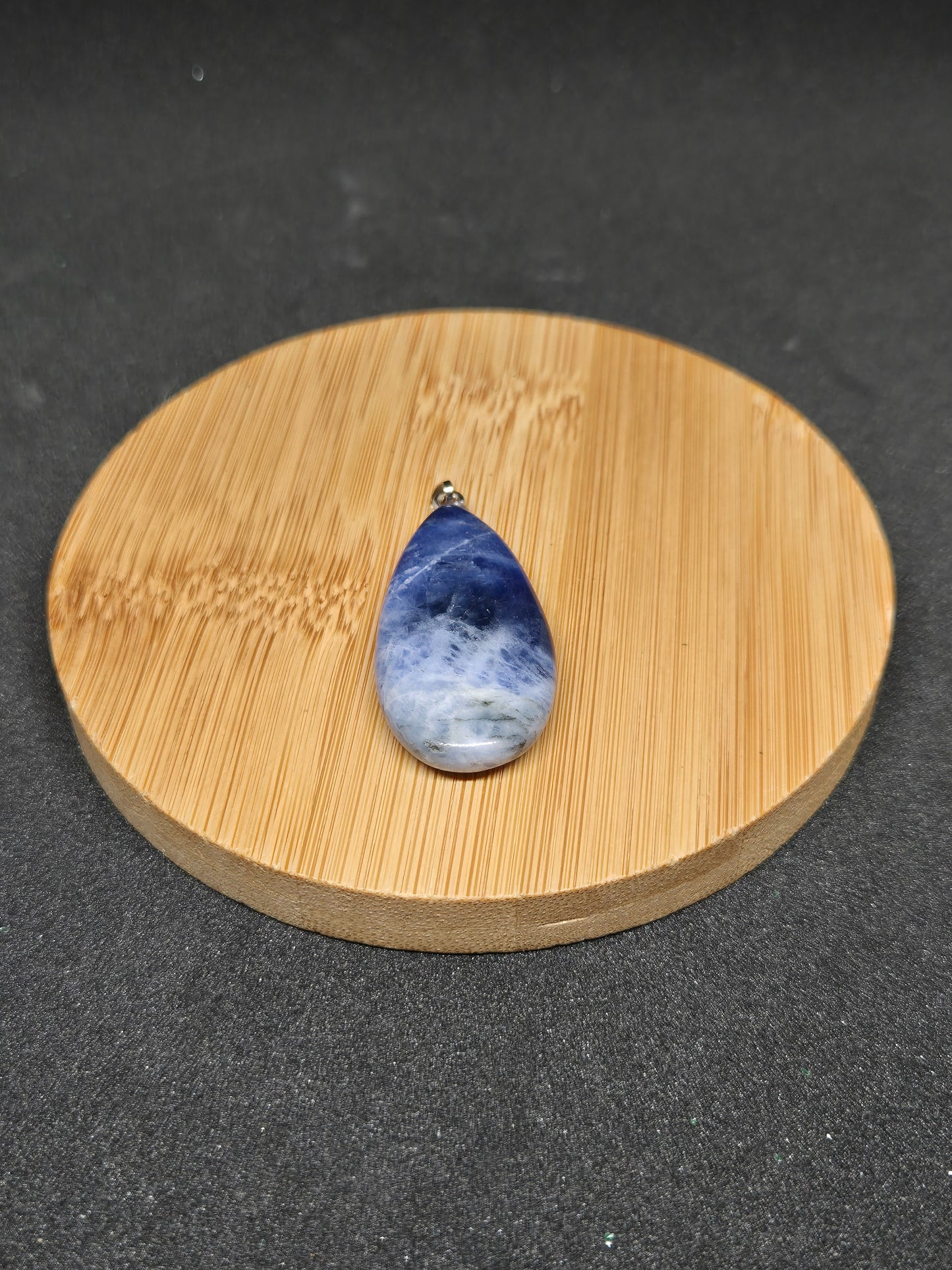 PENDENTIF GOUTTE SODALITE