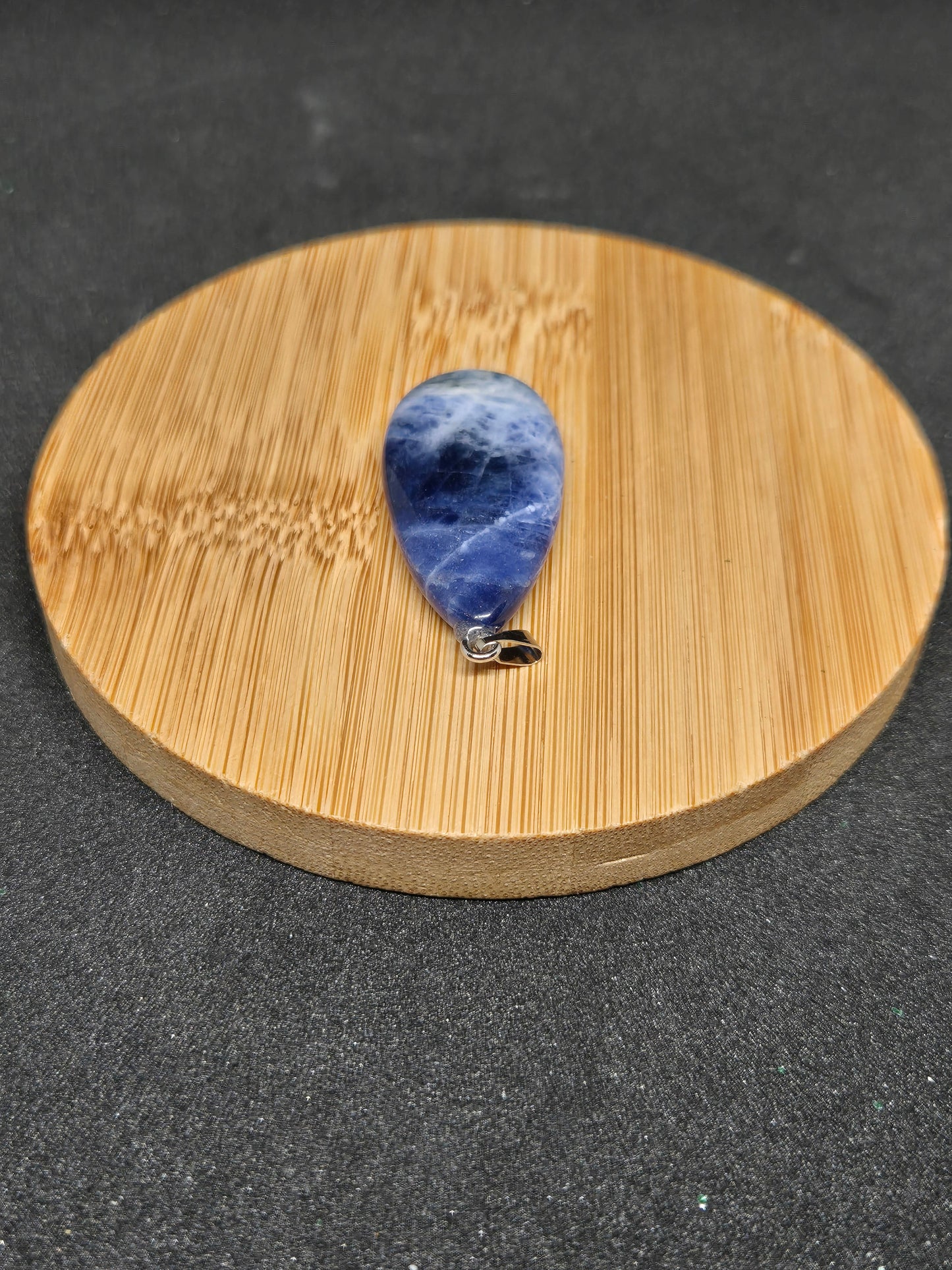 PENDENTIF GOUTTE SODALITE