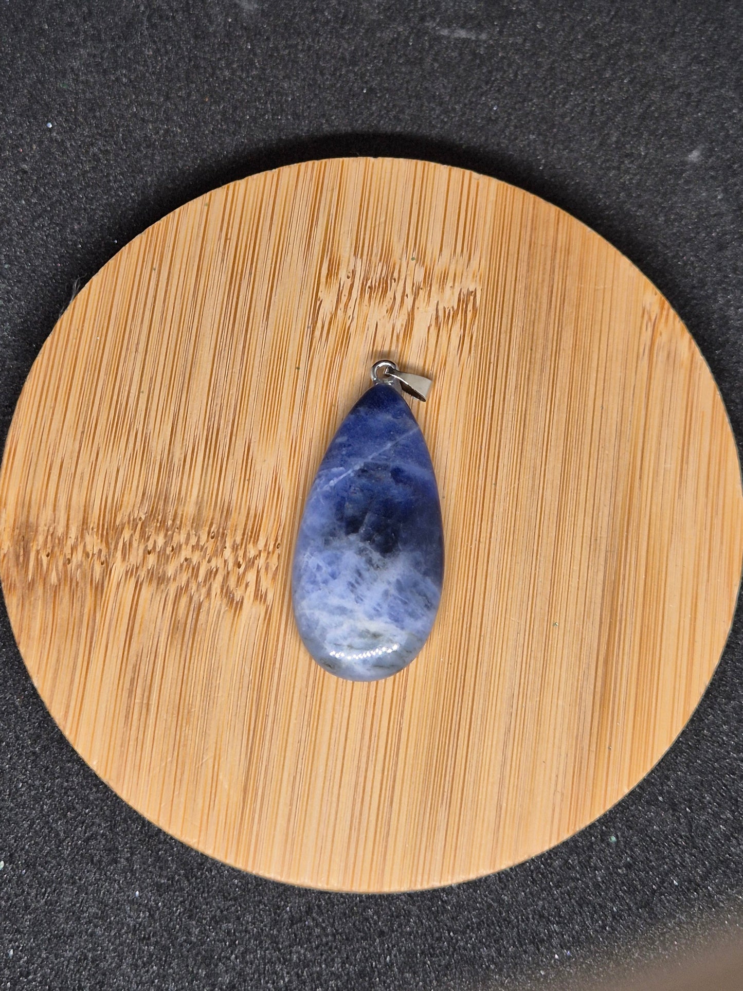 PENDENTIF GOUTTE SODALITE