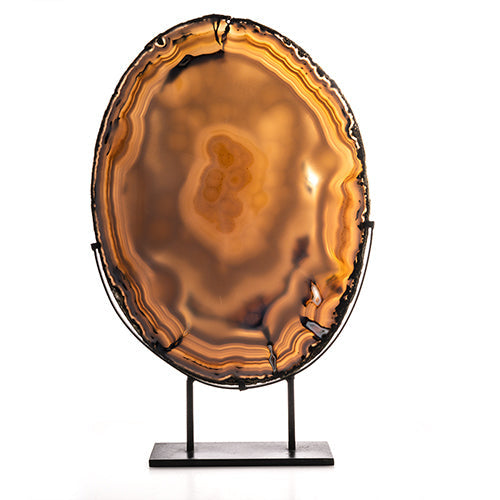 AGATE SOCLÉE ORANGE