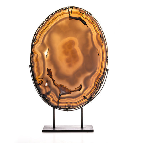 AGATE SOCLÉE ORANGE