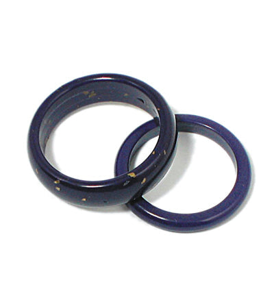 BAGUE JONC LAPIS LAZULI RECONSTITUÉE 6MM