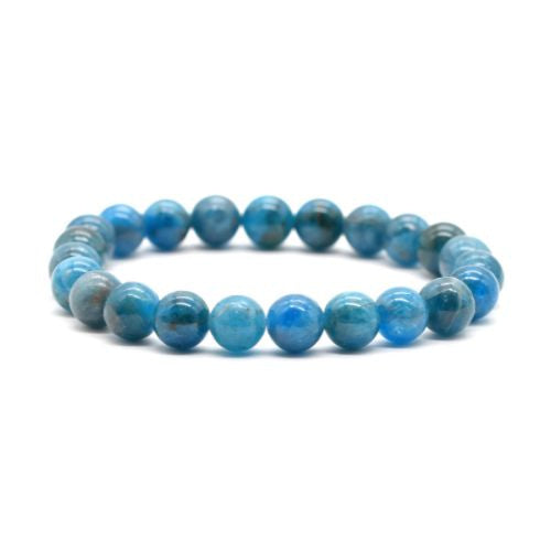 BRACELET APATITE BLEUE | 8MM