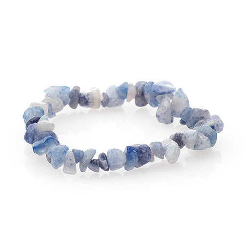 BRACELET BAROQUE APATITE BLEUE