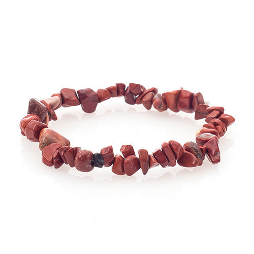 BRACELET BAROQUE JASPE ROUGE