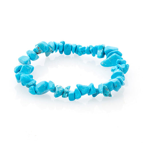 BRACELET BAROQUE TURQUOISE RECONSTITUÉE