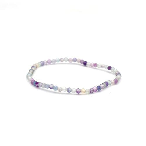 BRACELET FACETTÉ FLUORINE 3 mm