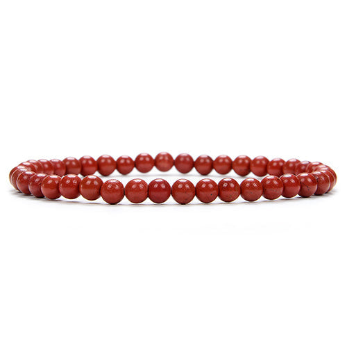 BRACELET JASPE ROUGE | 4 MM