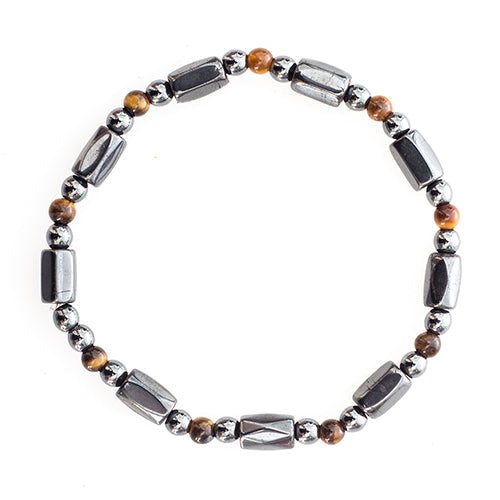 BRACELET MAGNÉTIQUE ŒIL DE TIGRE (4mm)