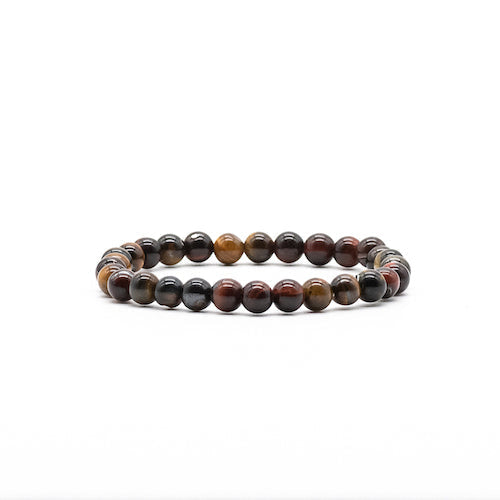 BRACELET ŒIL DE TIGRE + ŒIL DE FAUCON + ŒIL DE TAUREAU | 6MM