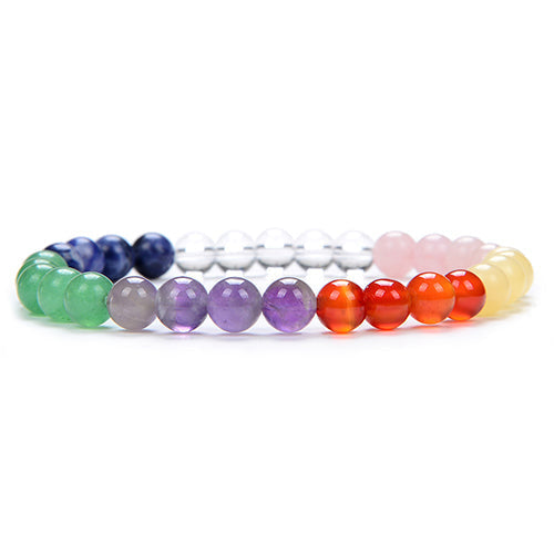 BRACELET PIERRES ASSORTIES 7 CHAKRAS | 6MM