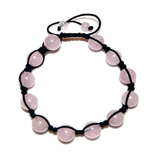 BRACELET SHAMBALLA QUARTZ ROSE