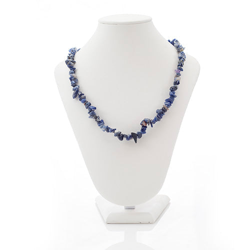 COLLIER BAROQUE EN SODALITE