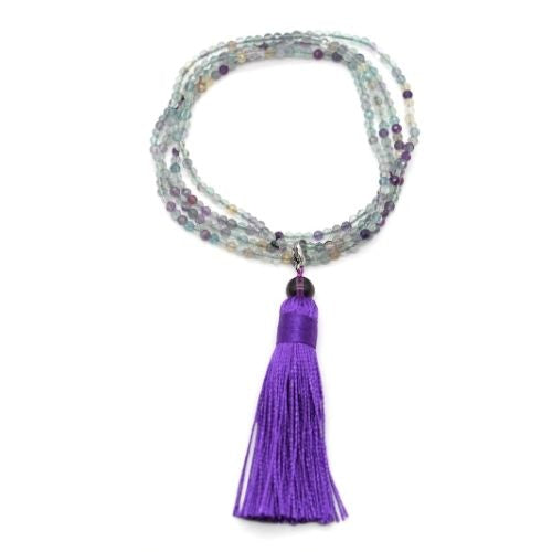 COLLIER MALA FACETTÉ FLUORINE