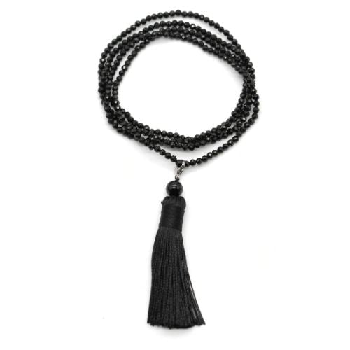 COLLIER MALA FACETTÉ TOURMALINE