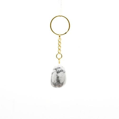 PORTE CLEF HOWLITE BLANCHE